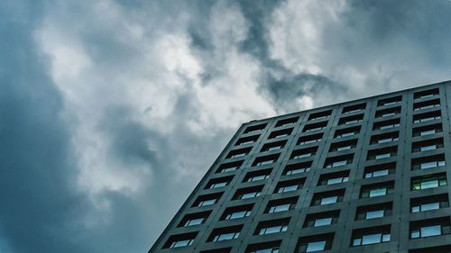 Low angle view of building against sky