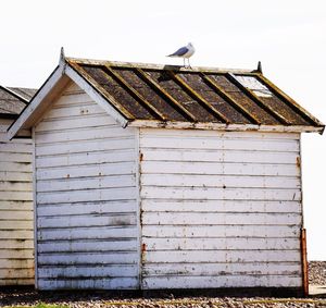 Low angle view of house against sky