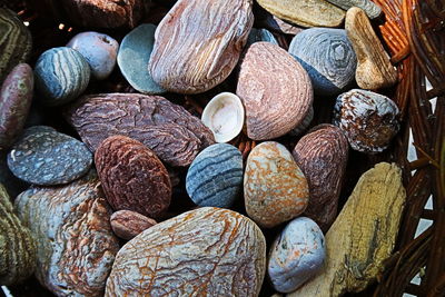 Full frame shot of onions