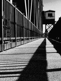 Shadow of bridge