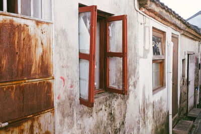 Exterior of old building