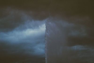 Low angle view of storm clouds in sky
