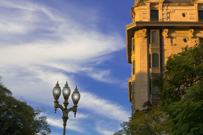 Low angle view of building against sky