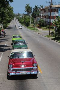 Car on street in city