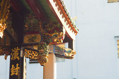 Low angle view of temple building