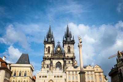 Low angle view of cathedral against sky