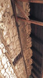 Close-up of stone wall