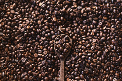 Full frame shot of coffee beans