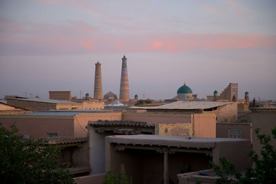 Buildings in city