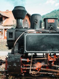 Train on railroad track