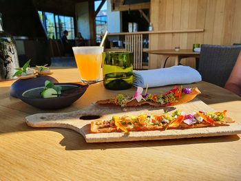Close-up of drink on table
