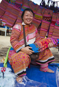 Portrait of a smiling young woman