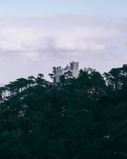 Low angle view of castle against sky