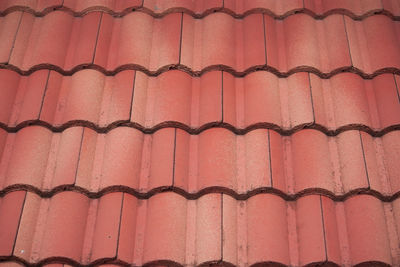 Full frame shot of roof of building