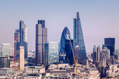 Skyscrapers in london