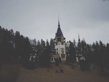 Low angle view of built structure against sky