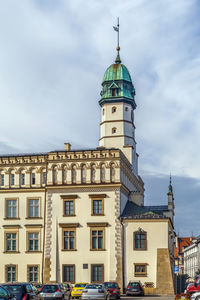 City hall of kazimierz on wolnica square in krakow, poland