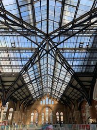 Low angle view of ceiling