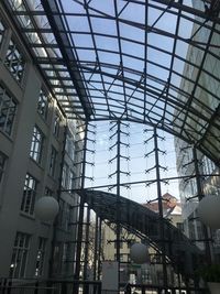 Low angle view of modern building
