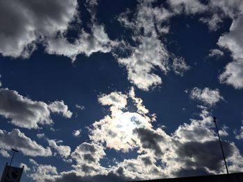 Low angle view of sky