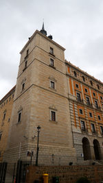 Low angle view of historical building against sky