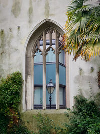 Entrance of building