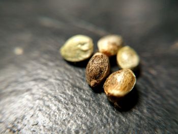 Close-up of nuts on table