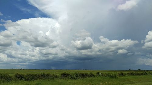 Scenic view of landscape against sky