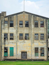 The old paper mill used to produce paper during world war ii, in kanchanaburi thailand.