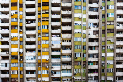 Full frame shot of apartment building