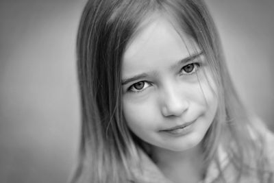 Close-up portrait of girl