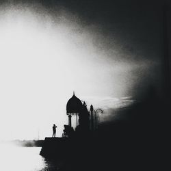 Built structure in water