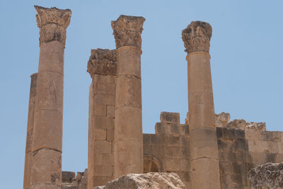 Old ruins against clear sky