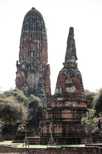 View of historical building against clear sky