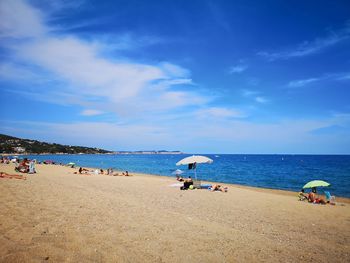 People at beach