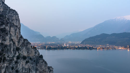 View of city at waterfront