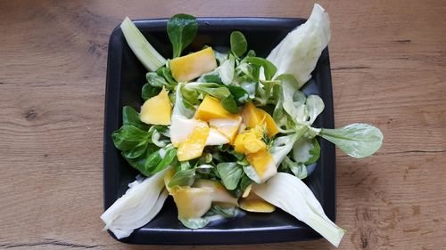 Close-up of vegetables on table