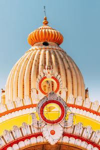 Low angle view of temple against sky