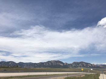 Scenic view of landscape against sky