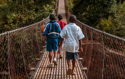This bridge paved the way for inter-school football matches in the village