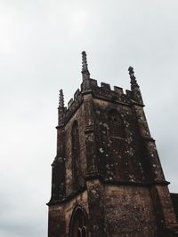 Low angle view of built structure against sky