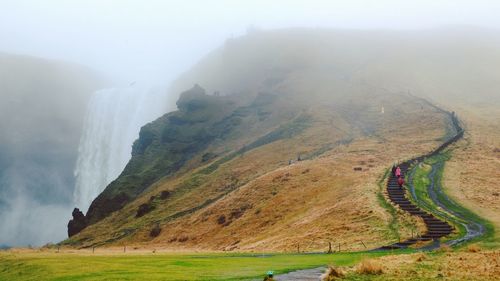 View of mountain landscape