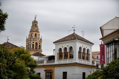 Low angle view of building against sky