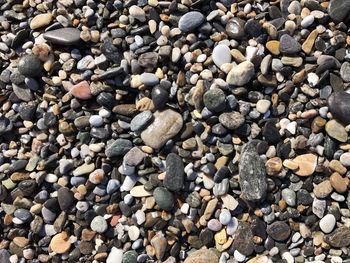 Full frame shot of pebbles