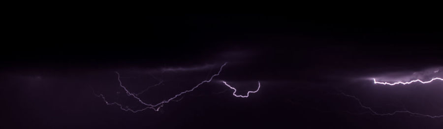 Low angle view of lightning in sky