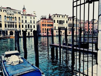 Reflection of buildings in canal