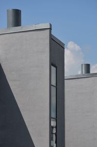 Low angle view of building against sky