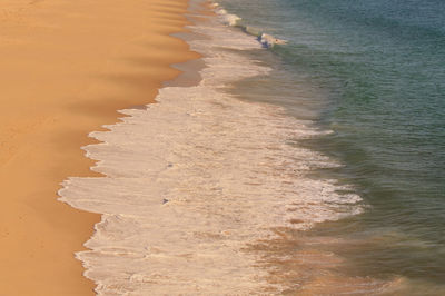 High angle view of beach