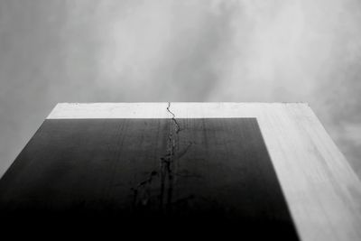 Low angle view of built structure against cloudy sky