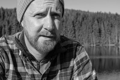 Portrait of man wearing sunglasses